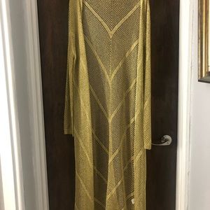Gold Mesh Cardigan